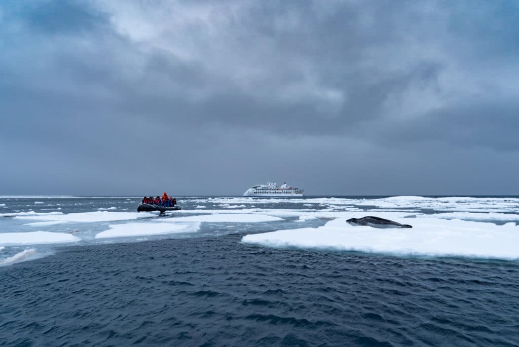 Greg Mortimer in Antarctica