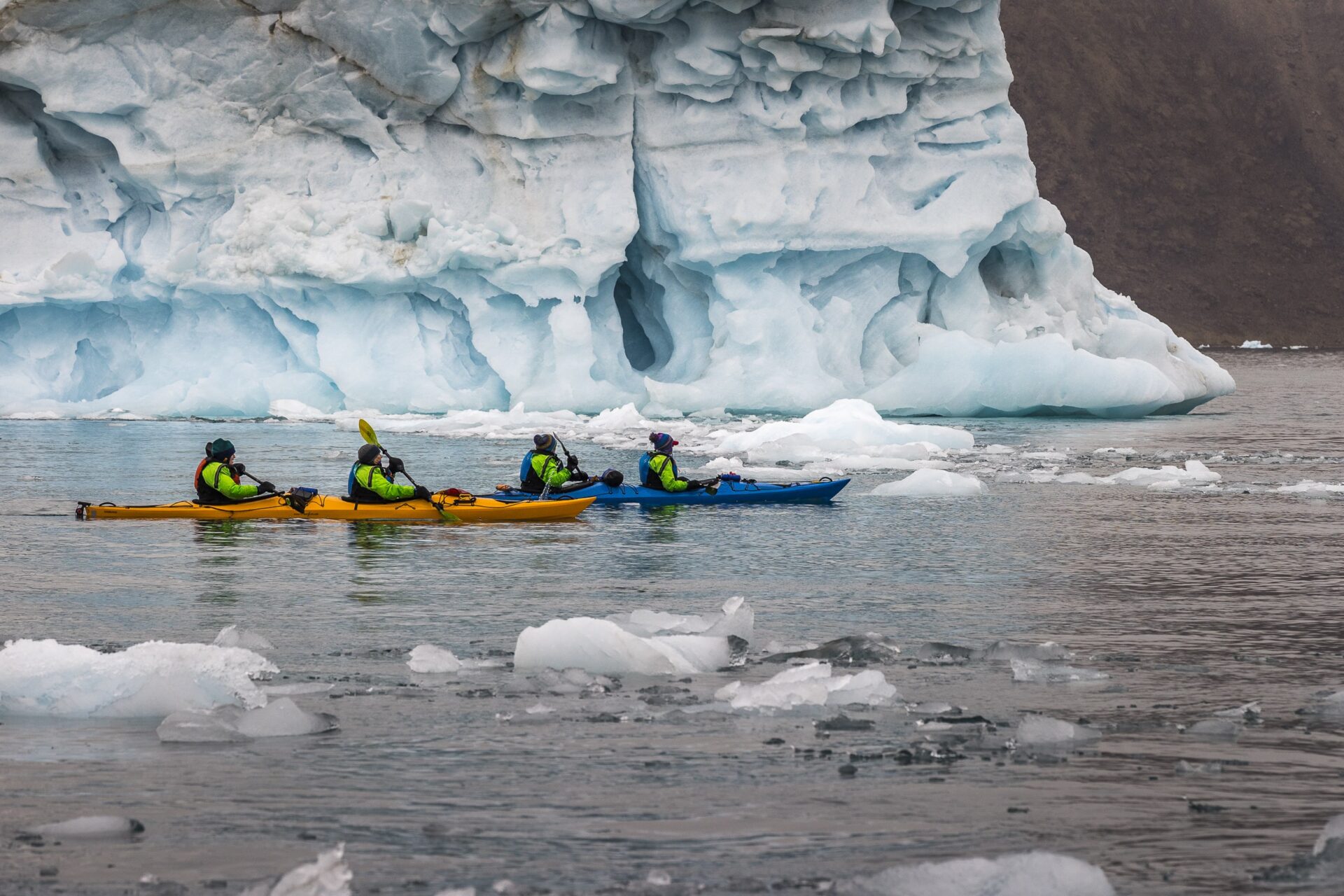 Kayaking at Croker Bay, Canada